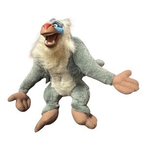 Vintage 1994 Disney The Lion King Rafiki Plush Mattel Stuffed Animal Vinyl Face